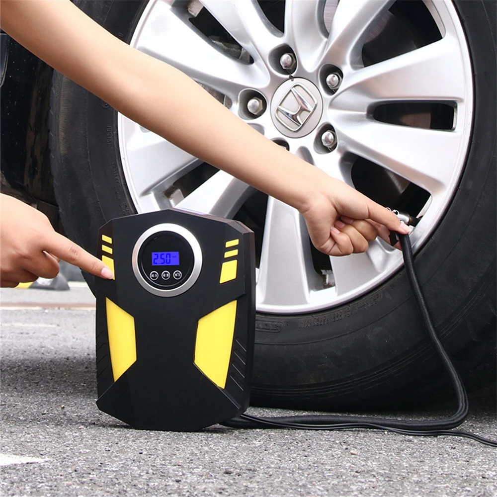 

Digital Tire Inflator DC 12V 150 PSI Car Air Compressor For Auto Bike Motorcycles Bicycles Portable New Electric Balloon Pump