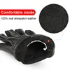 New Motorcycle Moto Gloves Sheepskin Leather Sports Windproof Anti Cold Anti Snowboard Ski Hiking Hunting Gloves For Men 4