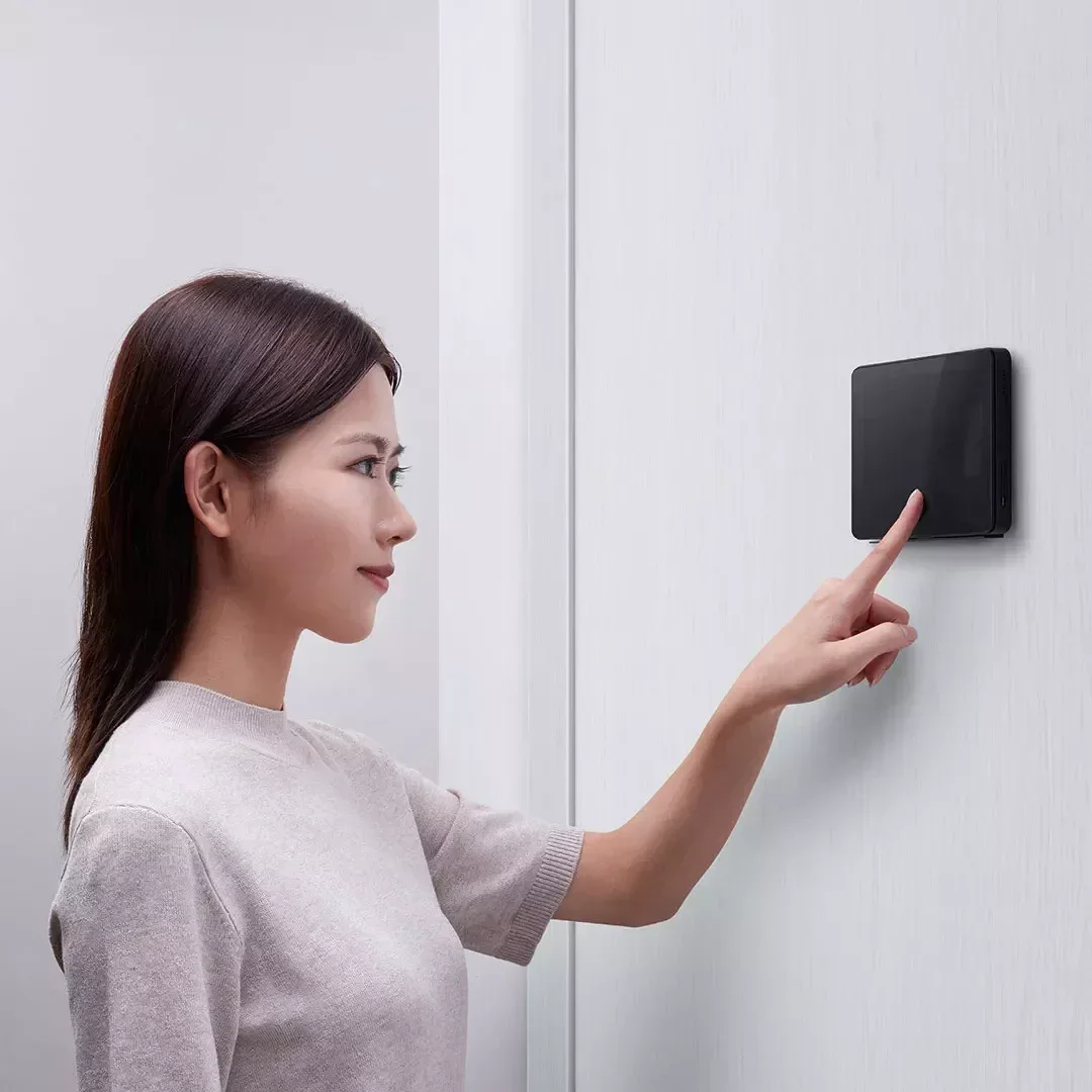 M1 Xiaobai Smart Camera Doorbell Cat Eye Infrared Night Vision Face Detector AI Human Detection LCD Display Work with For Mi App wireless doorbell