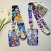 Anime Card Cases Card Lanyard Key Hang Rope Lariat Cosplay Badge ID Cards Holders Neck Straps Keychains Fashion Accessories Gift