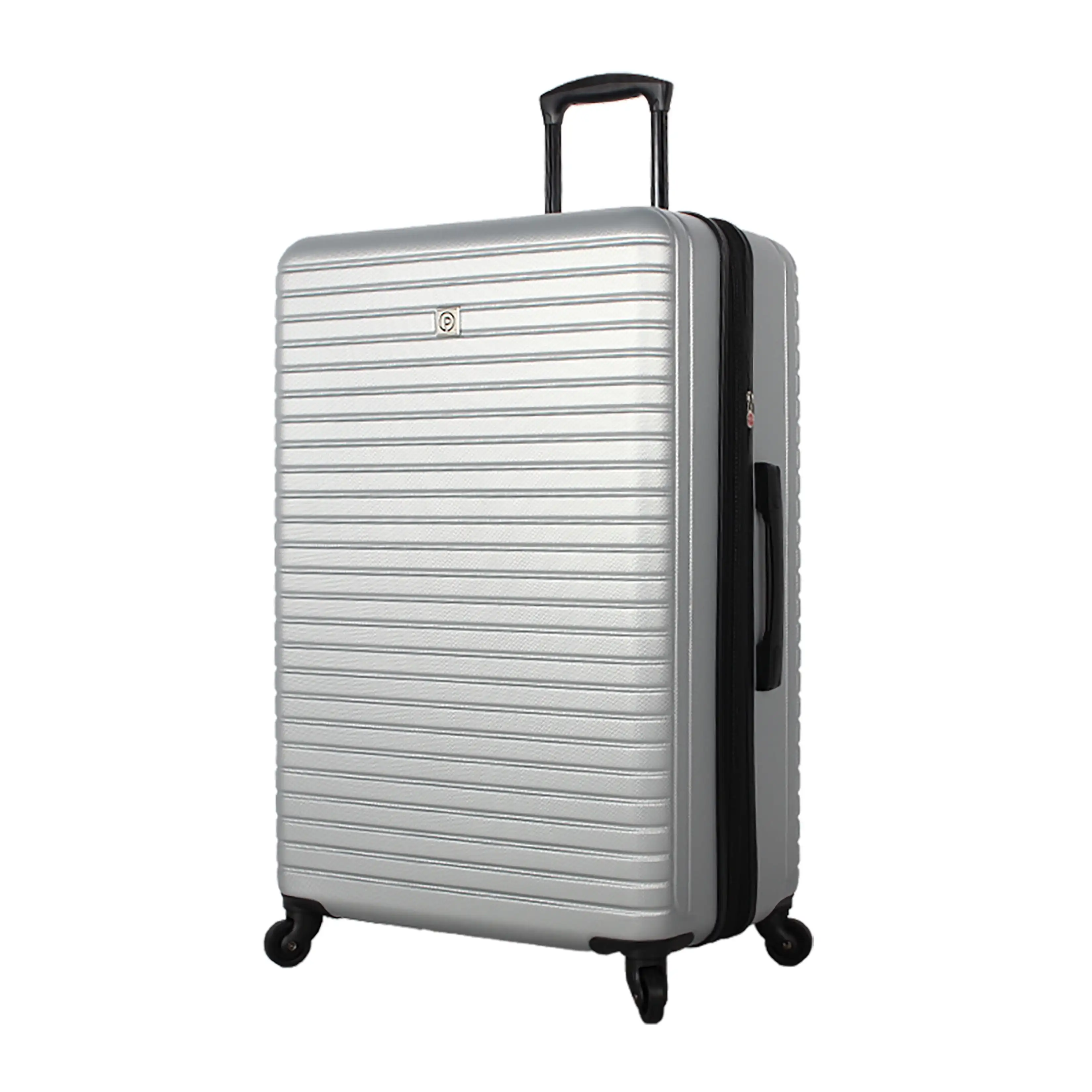 

Protege, Vacationer Hard Side 28” Expandable Checked Luggage, Silver
