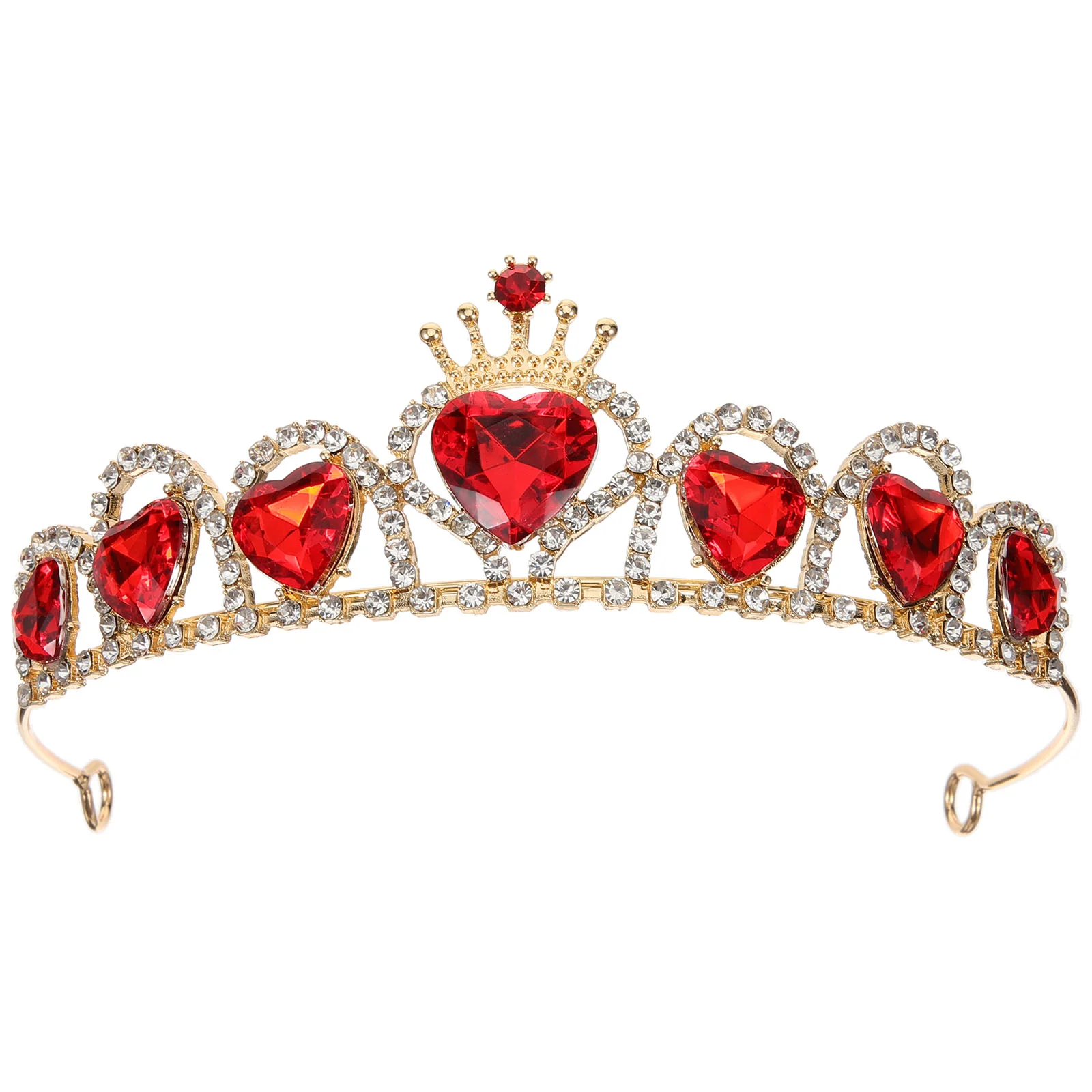 

Crown Copper Crown Decoration Wedding Hair Decoration Handcrafted Acrylic Crown For Wedding Supply Decoration Bride Accessory