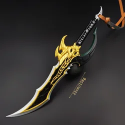 22cm Solo Leveling Anime - Inspired Metal Sword Cosplay Prop Keychain Pendant Gift (Fangs 22cm)