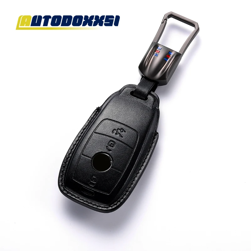 

Autodoxxsi Genuine Leather with Keychain Protector Key case For Mercedes Benz