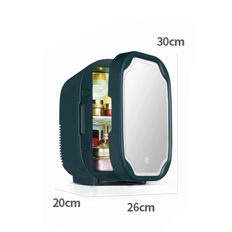 Mini Kühlschrank mit LED Licht Kosmetische Hautpflege Kühlschränke Make-Up  für Heim und Büro und Auto Tragbaren Kühlschrank Kühler Warme - AliExpress