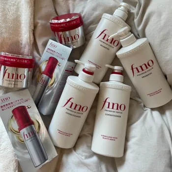 Fino Premium Touch Shampoo, Balsamo, Maschera e Olio per Capelli - 7 Essenze di Bellezza che Migliorano i Danni da Permanente e Tintura, Riducono la Secchezza e il Crespo