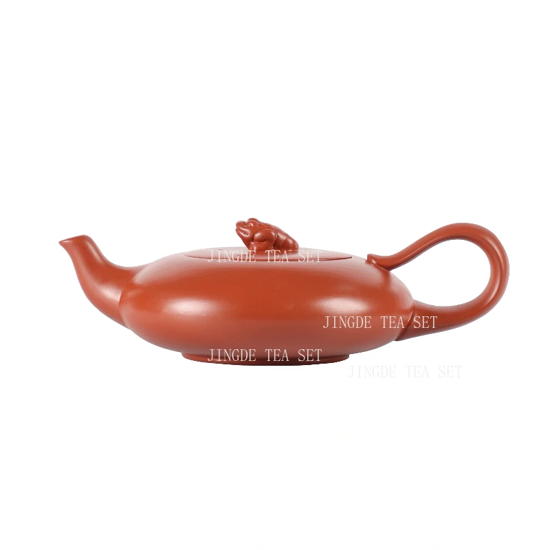 190ml Yixing Zisha Fengming Pot Kung Fu Tea Pot Zhu Ni Jin Chan Divine Lamp Pot Household Chinese Style Tea Ceremony Accessories