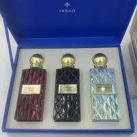 Coffret cadeau de parfum de luxe unisexe, trois pièces, 100x3ml, longue tenue, niche, élégant, frais, oriental, aromatique, aquatique, parfum signature 6
