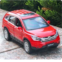 1:32 Alloy Scale Car Model Toy Honda CRV SUV Vehicles Diecast Metal Highly Simulated Model Sound Light Collection Kids Toy Gifts 1