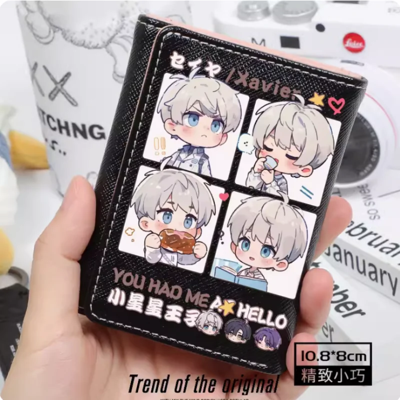 Anime Love and Deepspace Xavier Fashion Wallet PU Purse Card Coin Hasp Money Bag Cosplay Gift B1237