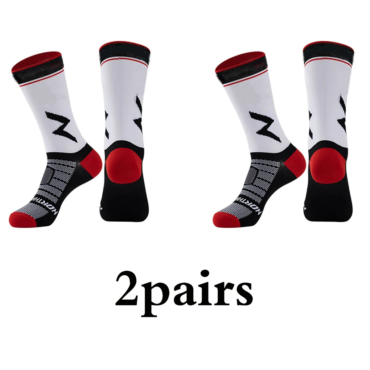NW outdoor running training cycling socks outdoor sports marathon football basketball socks 2 pairs Sports Cycling Football Fitness
