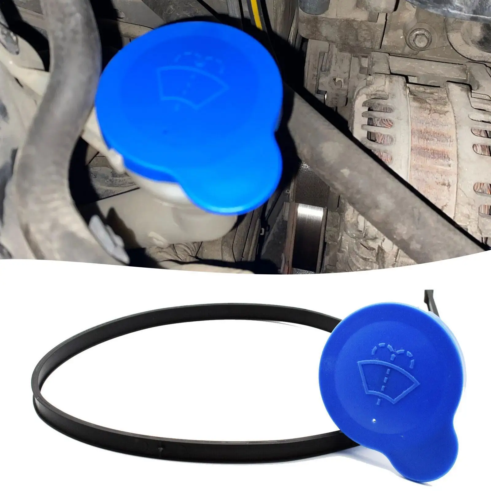 Per Nissan Dualis J10 J11 Qashqai Tergicristallo Auto Tergicristallo Rondella Fluido Serbatoio Bottiglia Coperchio Coperchio Screenwash Sostituzione