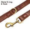 5ft Leather Dog Leash Durable Pet Walking Training Lead Leash Rope for Small Medium Large Dogs Pitbull Pug erman Shepherd 2