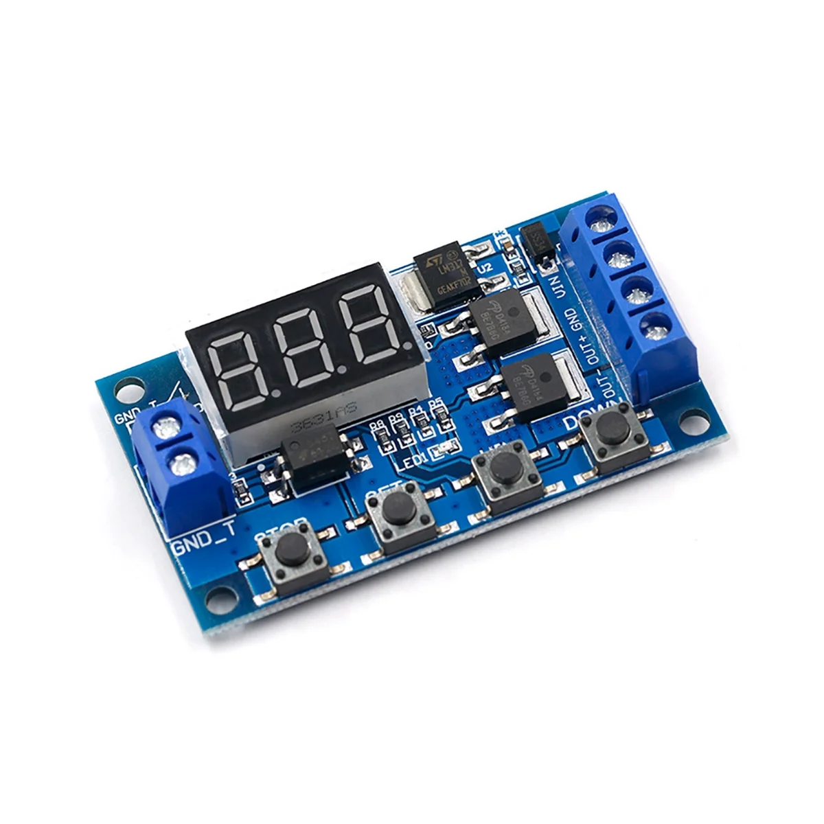 

4PCS Dual MOS Tube Delay Switch Module Trigger Cycle Timing Delay Switch Circuit
