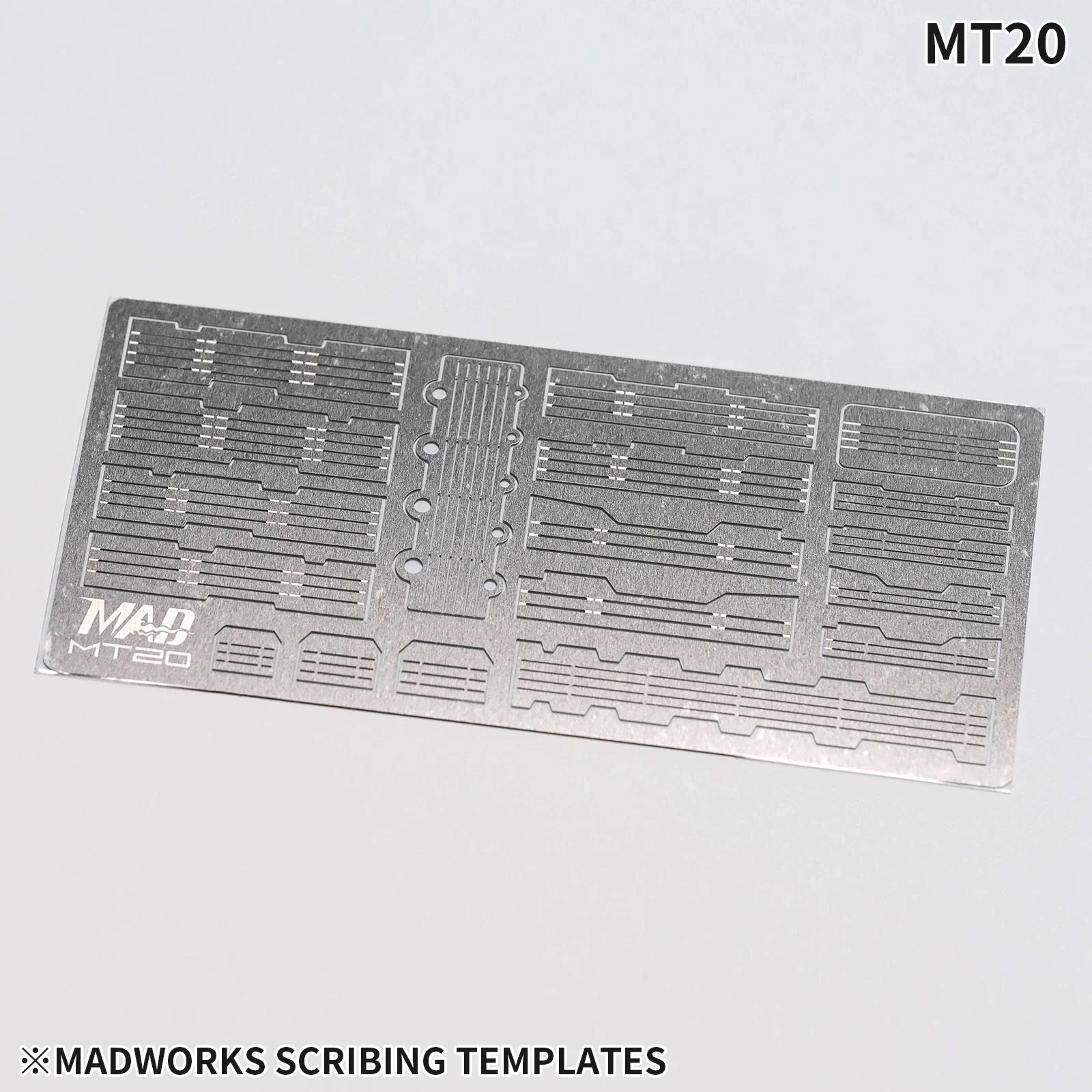 Model Tools MAD WORKS MT20/MT21 Scribing Templates Plastic Engrave Line For Military Model Craft DIY Accessories