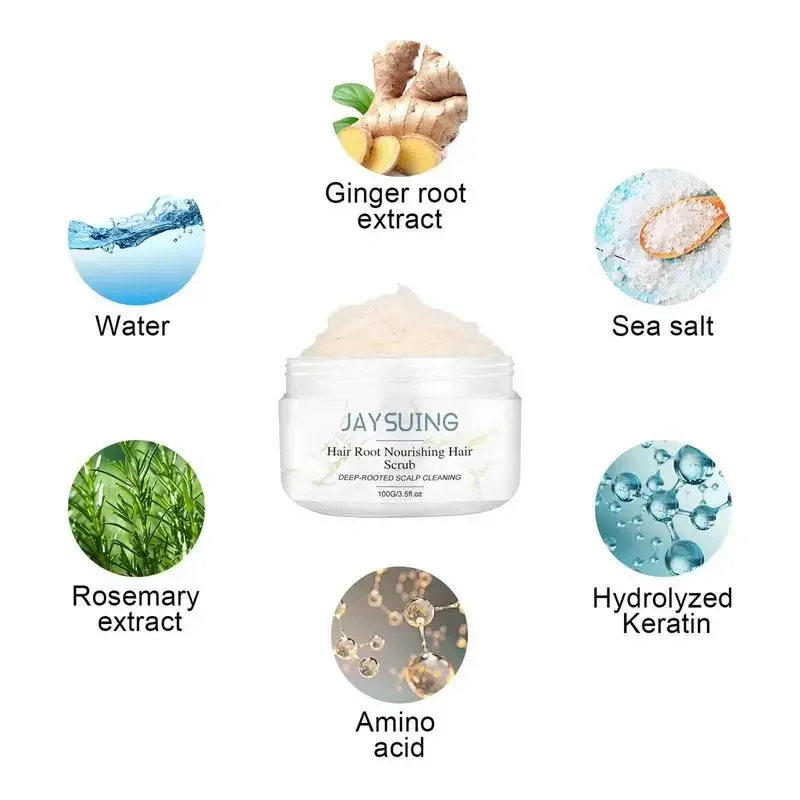 

Sdatter Root Nourishing Scrub Soft and Smooth Hair, Deep Cleansing Scalp, Moisturizing Roots and Thickening Hair Scalp Care Clea