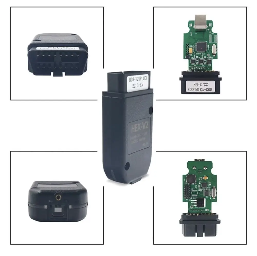 스캐너 HEX V2 avec 인터페이스 USB 부어 voiture