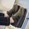 HKDQ Vintage Men's Sneakers Fashion Comfortable Suede Vulcanized Shoes For Men Street Classic Design Lace-up Casual Sneakers Men 6