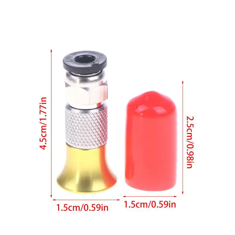 1/4PCS Metal 3D Printer Filament Dryer Box Accesso PC4-M6 Pneumatic Straight Connector 4*2.5mm PTFE Tube M6 Feed Fitting Coupler