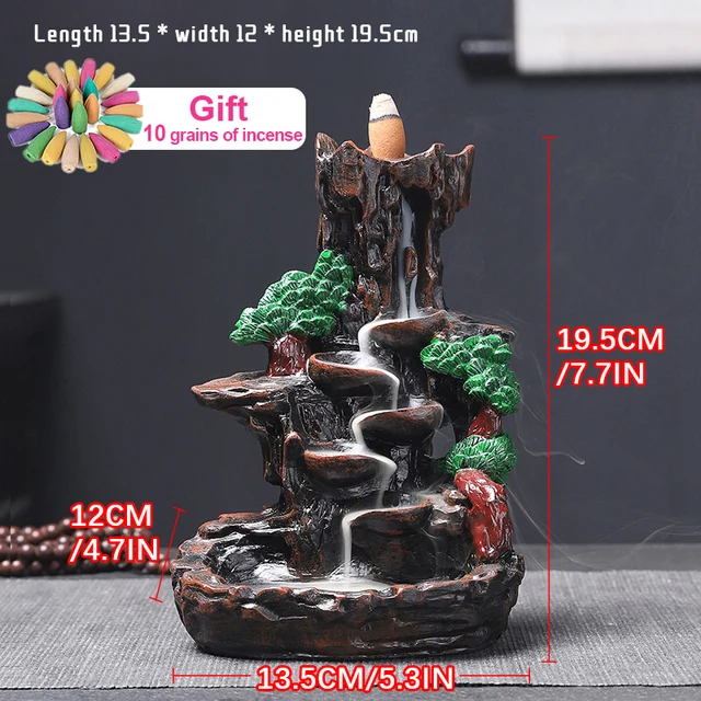 Waterfall Backflow Incense Burner