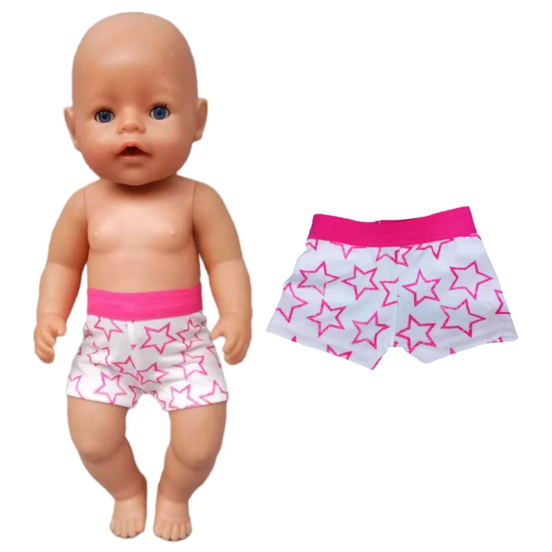 43 Cm Baby Doll Underwear 18 Inch Girl Boy Doll Underpants Clothes Accessories
