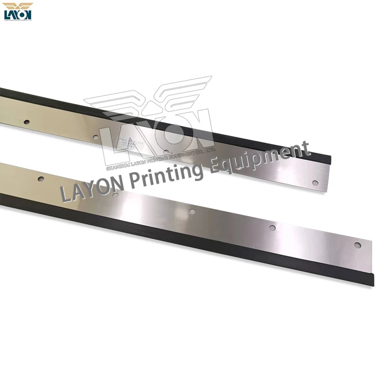 Heidelberg Printer Peças Wash up Blades para Cd74 Xl75 L2.010.403 Tamanho 847 mm Furos em Forma de u Layon Entrega Rápida Pcs - Imagem 4