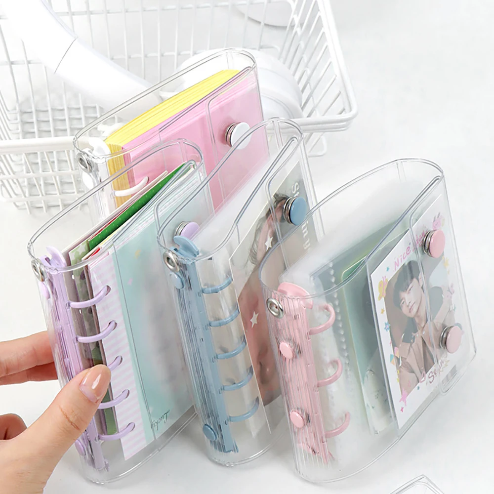 Compact Glitter Stationery Binder Notebook and Portable Notepad Organizer