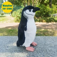 Realistic Chinstrap Penguin High Fidelity Penguin Plushie Penguin Plush Toys Lifelike Stuffed Animals Simulation Doll Kawai Toy 1