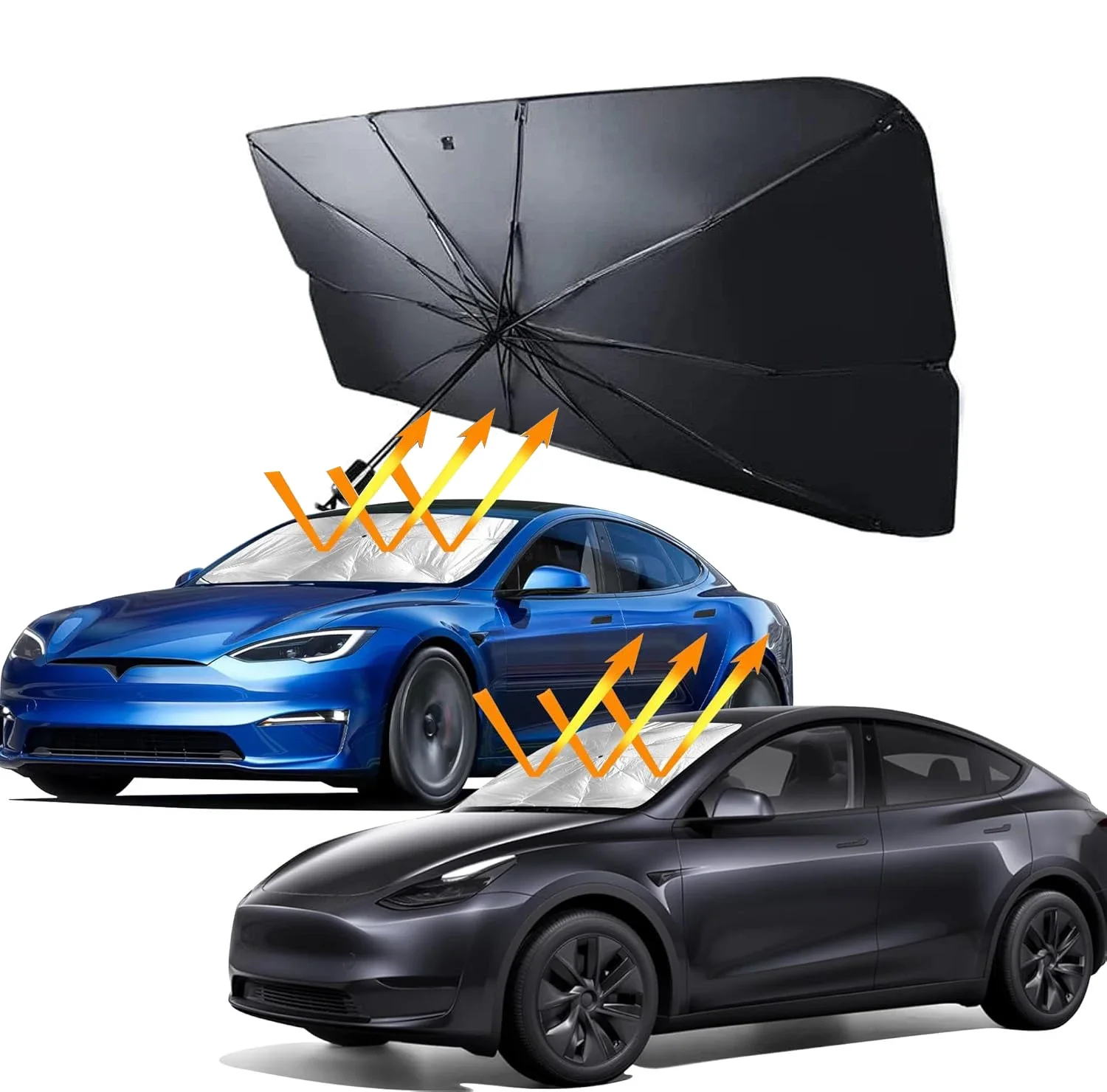 Auto Sonnenschirm Regenschirm Für Auto Schattierung Auto Sonnenschutz Schutz Sonnenschirm Sommer Sonne Innen Windschutzscheibe Schutz Zubehör
