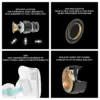 EarAcoustic Audio SPA-Pro Series Silver Angel HiFi Iems Ultra Clear Analysis Graphene Diaphragm Dual Magnetic Dynamic Driver 3