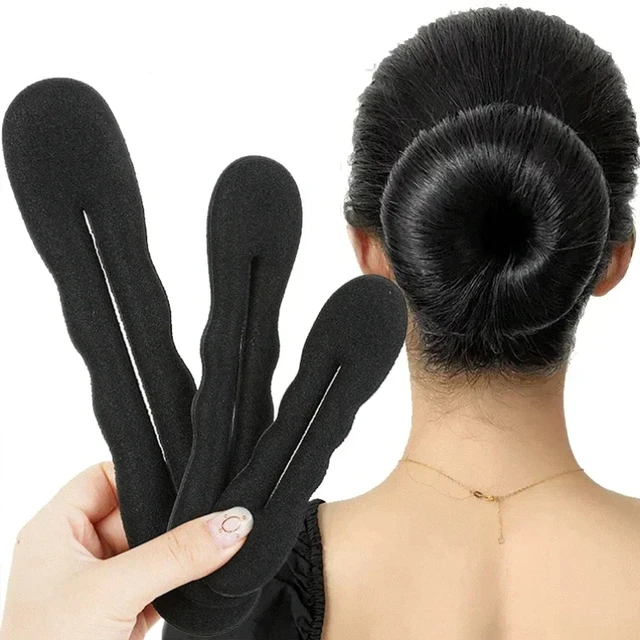 Éponge outil de coiffure boucle en plastique fabricant de cheveux bouclés cheveux Scrunchie bandeau torsion beignet chignon bigoudi bandeaux outils de coiffure 1