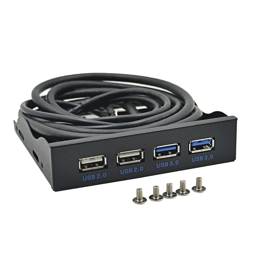 

Концентратор BTBcoin, USB 2,0, 4 порта, передняя панель, USB3.0, разветвитель, внутренний комбинированный кронштейн, адаптер для рабочего стола, 3,0 дюйма
