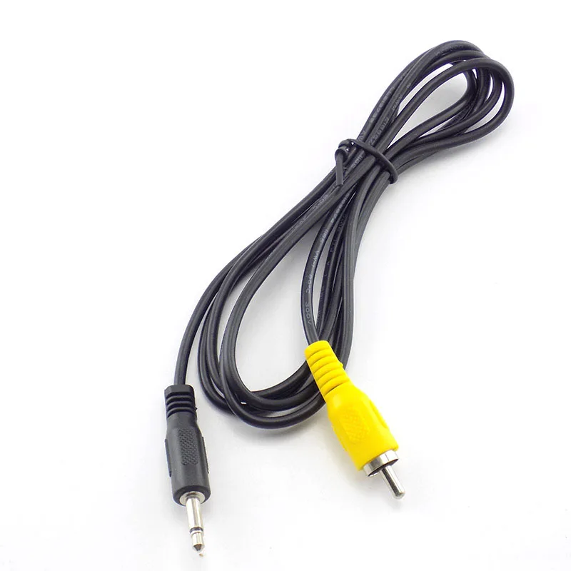 

1.5 Meter 3.5 mm 1/8" Mono Plug To Single RCA Male Jack Cable extension cord AV Audio Video Adapter Connector line