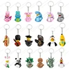 Hot Selling Keychain Series Shark Man Penguin Man Banana Man 3D Model DIY Building Block Toy Classic Movie Model Children's Toy 1