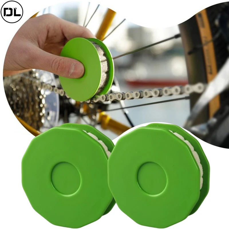 Durable Bicycle Chain Wool Oil Lubricator Bike Chain Oiler Roller Cycling Cleaner Lubricant Bike Accessories Chain Repair Tools cutter guide durable plasma cutter cutting torch circular roller guide laser guide wheel for precision cutting