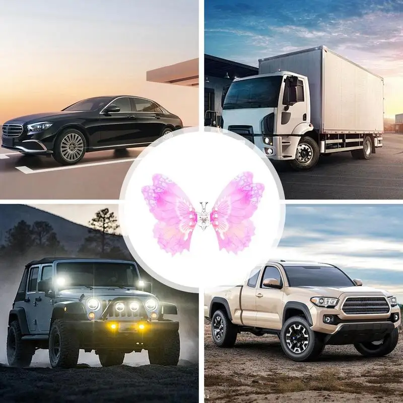 나비 대시 보드 장식 나비 스윙 장식, Rvs 트럭 자동차 SUV 자동차 인테리어 장식
