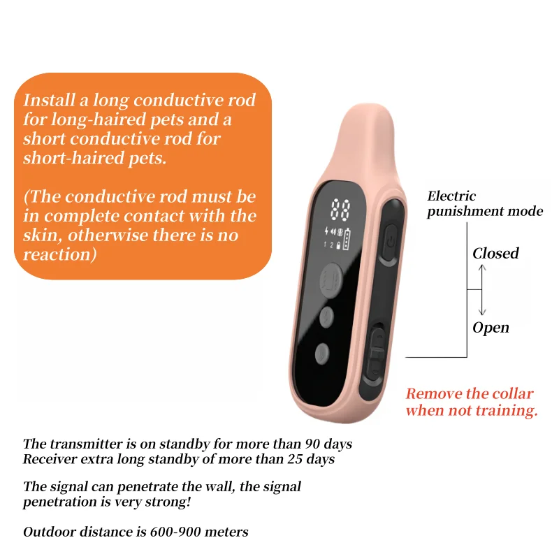 YHLC 800m Cat Anti Meowing Collar, Automatic No Shock Vibration Collar for Cats, Cat Trainer Designed Collar for Stop Meowing - Image 3