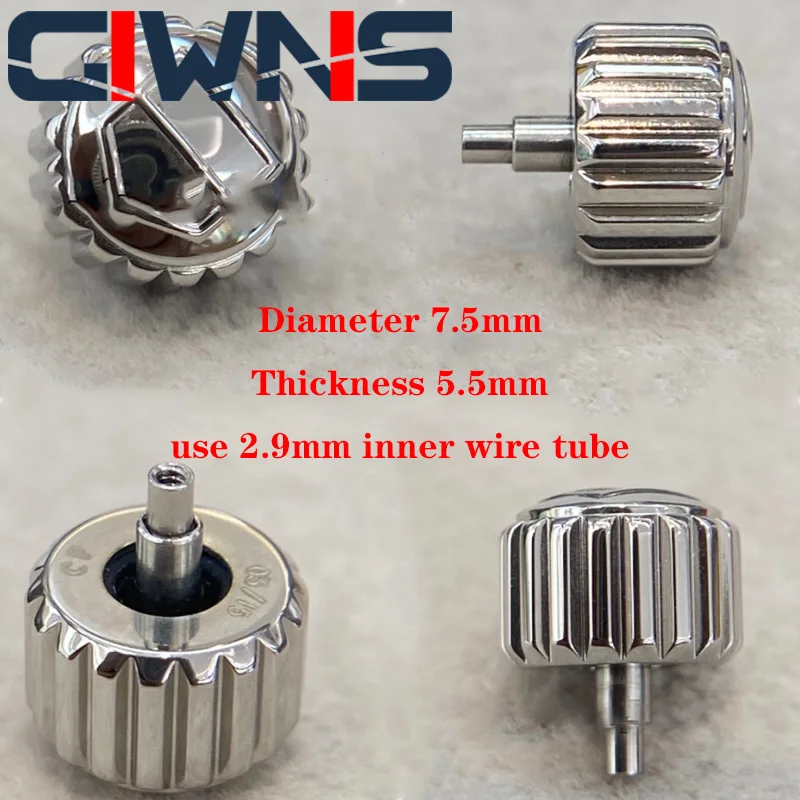 Per Tag Heuer Maniglia Della Testa Dell'Orologio Corona Diametro 7.5Mm Accessori