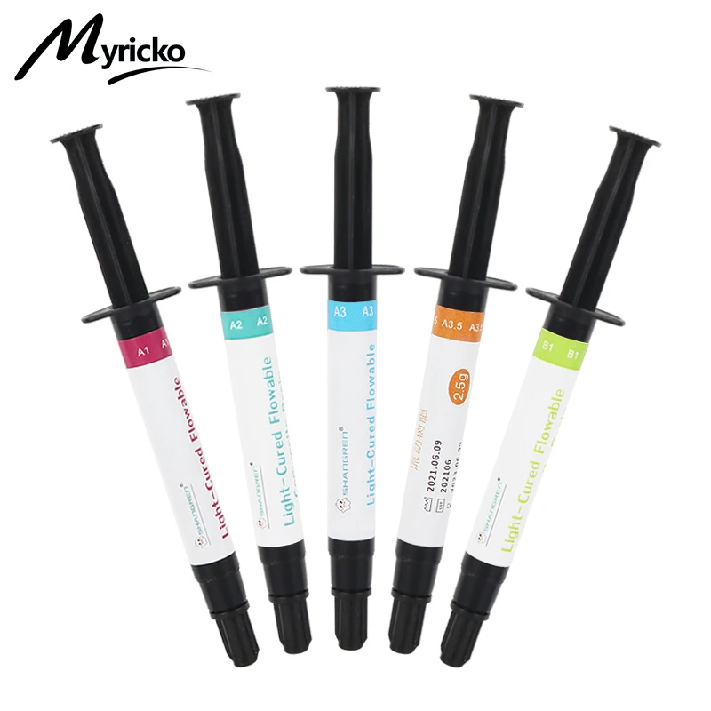 DentalFillingMaterials25gA1A2A3A35B1LightCurableFluid