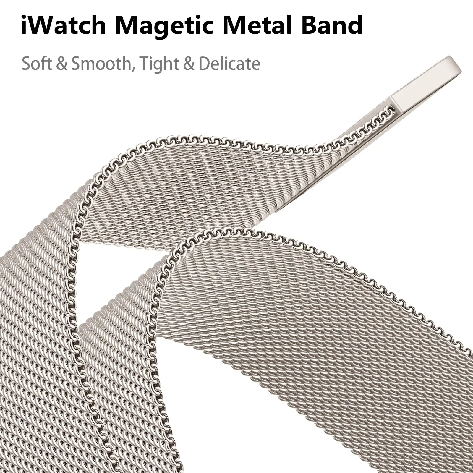 Premium TPU Protective Case with Milanese Loop Bracelet