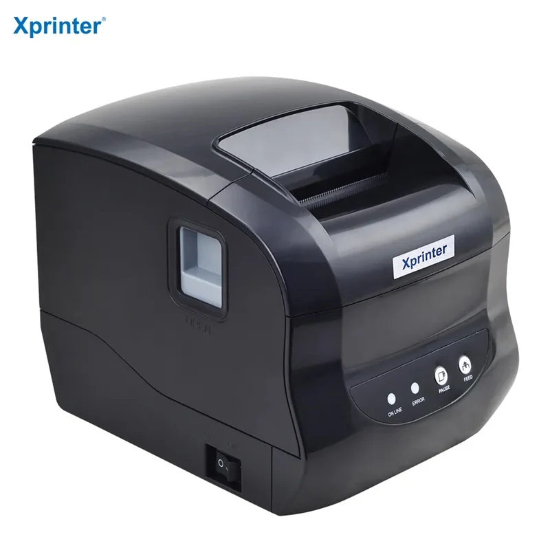 Xprinter XP-365B 3인치 열감 라벨 프린터 상점용 바코드 QR코드 스티커 영수증 프린터