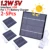Portable 1.2 W Solar Battery Charger - Charge Anywhere, Eco-Friendly