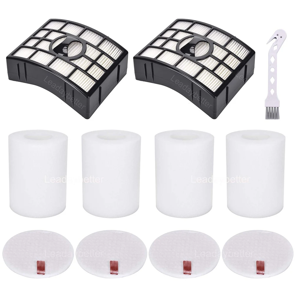 

2 HEPA + 4 Foam & Felt Filters for Vacuum Cleaner, Compare RV1001AE RV101 Replacemen