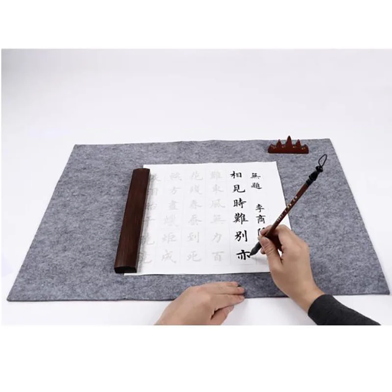 Chinese Calligraphy Brushes Writing Felt Sumi Xuan Paper Painting Pad Traditional Drawing Thickening Soft Woolen 5mm Art Supply images - 6