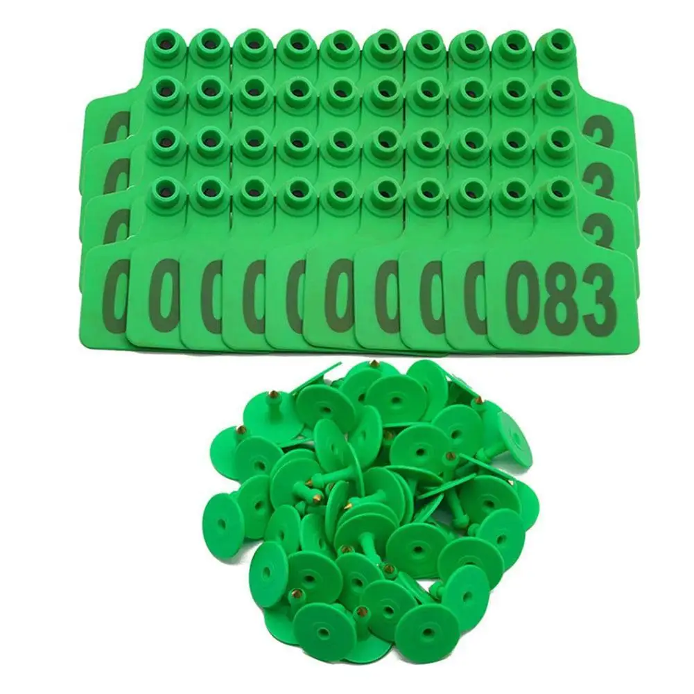 100 Stück Rinder-Ohrmarken, 1–100 Buchstaben-Identifikationsmarken für Zuchtfarmen, Rinderfarm, Markierungen, Ohrmarken, Vieh-Ohrmarken – Detail 16