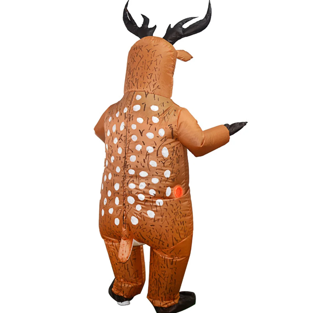 

Elk Inflatable Suit Deer Cosplay Clothes Men Suits Costume Party Fancy Dress Outfits for Ornament Jumpsuit Apparel Carnival