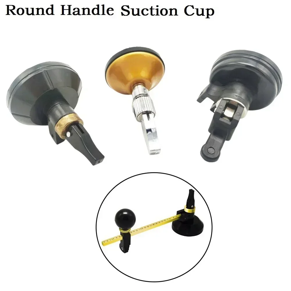 1PC Circular Glass Cutter Round Handle Glass Cutter Suction Cup For Cutting Craft 55/60mm Dia Suction Cup