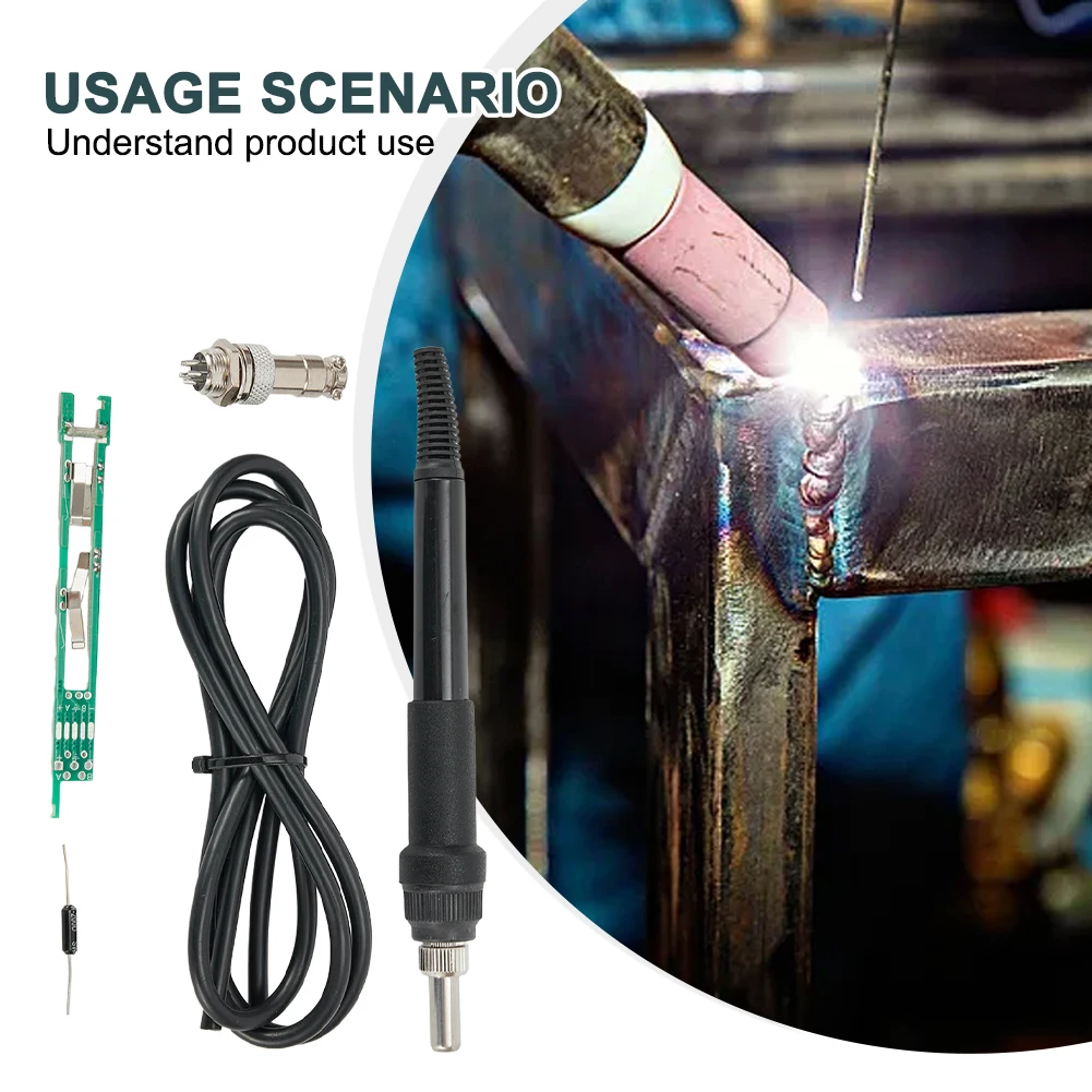 Soldering iron soldering iron kit soldering iron set Easy To Install Easy To Use New Components Handle Kit Durable Handle 907 Turn T12 Metal Processing Soldering Iron