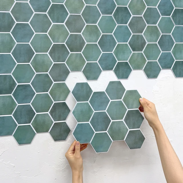 แผ่นผนัง 3 มิติแบบลอกและติด 1/10 ชิ้น, วัสดุตกแต่งผนังบ้าน, ตกแต่งสไตล์ยอดนิยม, กันน้ำ, ติดตั้งง่าย 1