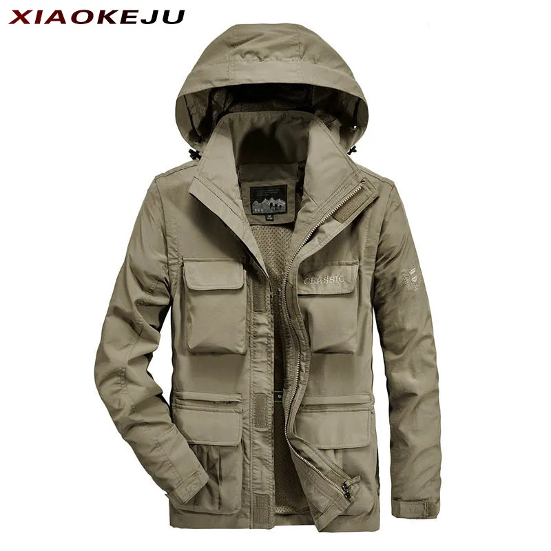 Varsity Jackets Motorcycle Jacket Coat Men's Parkas Clothes Clothing Male Man Mountaineering Coats Anorak Spring Outerwear Short